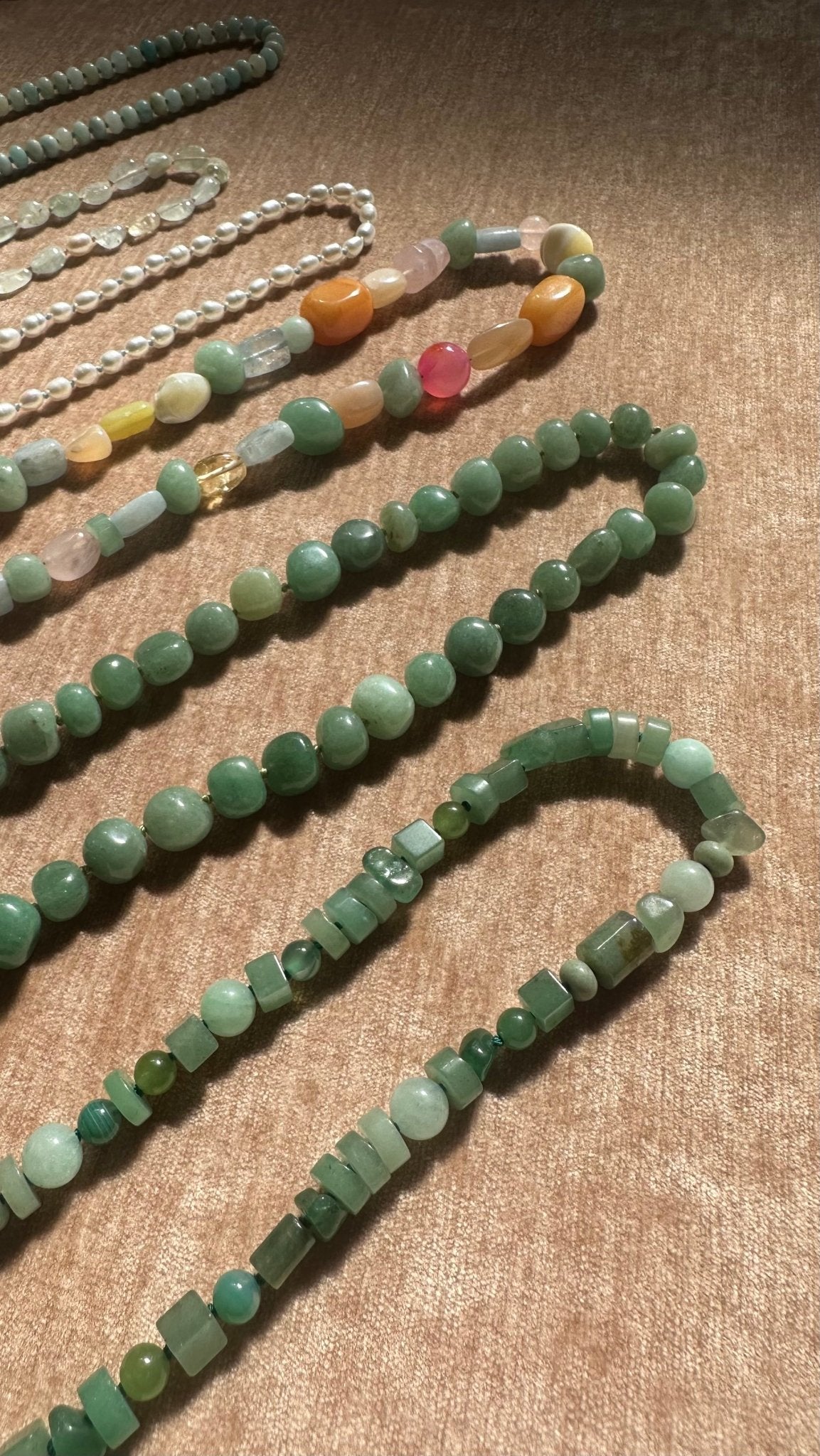 Hand - Knotted Gemstone Necklace No.4 | Radically Bent Designs | Sustainable Jewelry