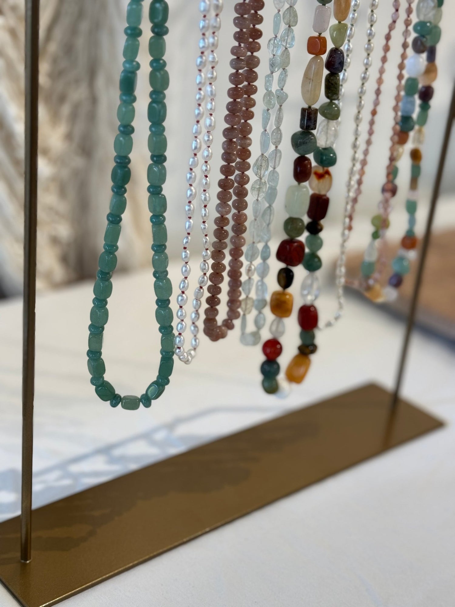 Hand - Knotted Gemstone Necklace No.6 | Radically Bent Designs | Sustainable Jewelry