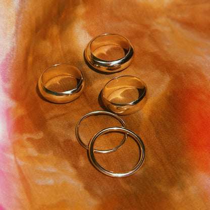 Chunky Simple Stacker | Radically Bent Designs | Sustainable Jewelry